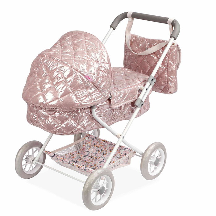 Muñecas Arias Coche Capota Fantasy Rosa con Bolso Muñecas Arias Coche Capota Fantasy Rosa con Bolso