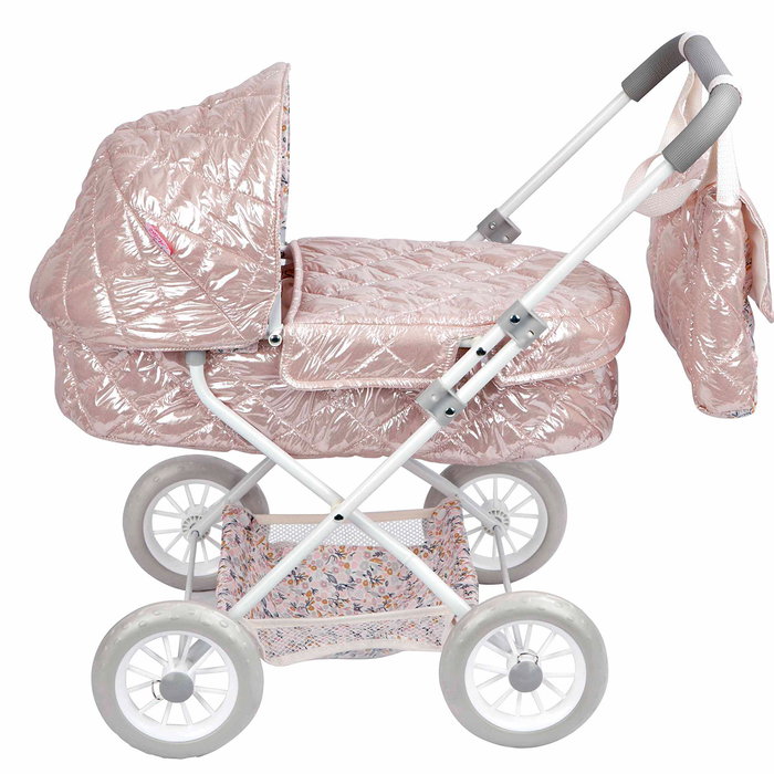 Muñecas Arias Coche Capota Fantasy Rosa con Bolso Muñecas Arias Coche Capota Fantasy Rosa con Bolso