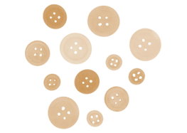 Innspiro Botones de Madera Natural Surtidos 30u.