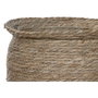 DKD Home Decor Set de 7 Maceteros de Fibra Trenzada 70x70x58 Natural