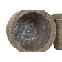 DKD Home Decor Set de 7 Maceteros de Fibra Trenzada 70x70x58 Natural