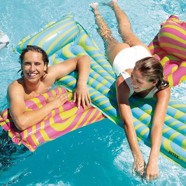 Intex Colchoneta Ondas 5 Tubos PVC 183x69 cm Intex Colchoneta Ondas 5 Tubos PVC 183x69 cm