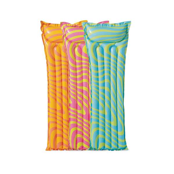 Intex Colchoneta Ondas 5 Tubos PVC 183x69 cm Intex Colchoneta Ondas 5 Tubos PVC 183x69 cm