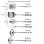 FACKELMANN FAC3176239999068 Juego de utensilios de cocina de 6 piezas Oxford Acero inoxidable