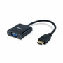 Equip Adaptador HDMI Macho a VGA Hembra con Audio Jack 3.5 mm Negro