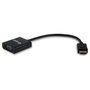 Equip Adaptador HDMI Macho a VGA Hembra con Audio Jack 3.5 mm Negro