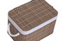 DKD Home Decor Set de 4 Cestas de Bambú Marrón 39x29x24 cm