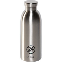 24Bottles Clima Bottle Brushed Steel 500 ml