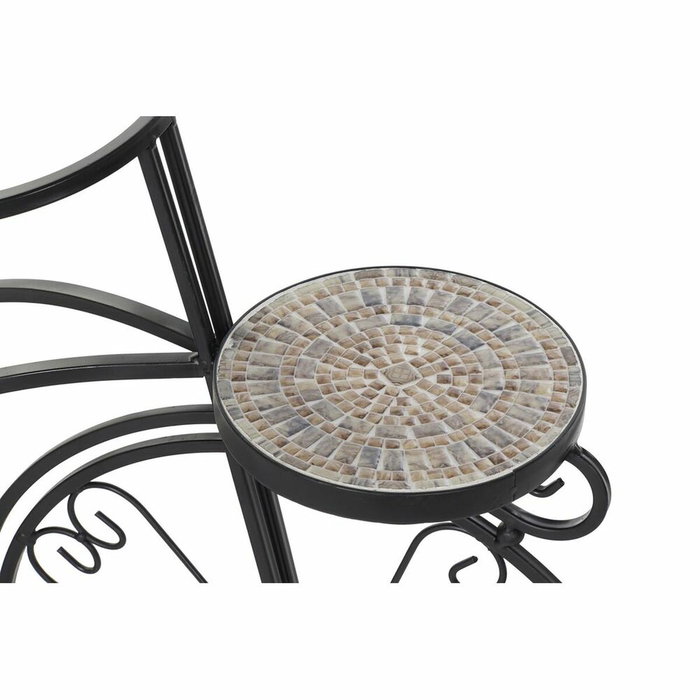 Macetero Terraza Y Jardin DKD Home Decor Multicolor Negro 28 x 57 x 70 cm
