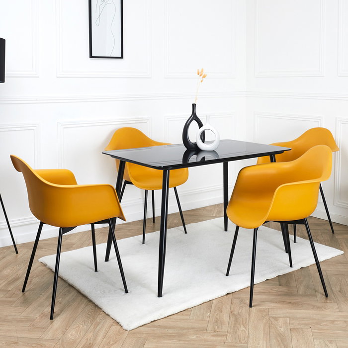 Home Deco Factory Silla Butaca Gustav Amarilla