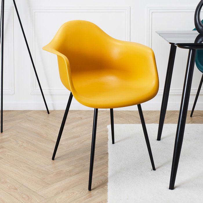 Home Deco Factory Silla Butaca Gustav Amarilla