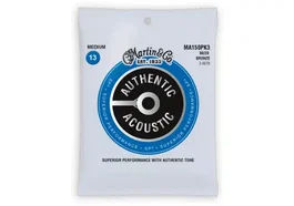 Martin Juego Acústica Authentic Sp Bronze 80/20 Medium 13-56 (Pack 3)