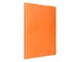 Liderpapel Carpeta Escaparate 20 Fundas Polipropileno DIN A4 Naranja Fluor Opaco