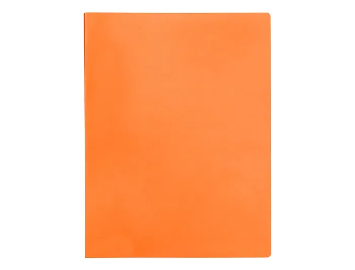 Liderpapel Carpeta Escaparate 20 Fundas Polipropileno DIN A4 Naranja Fluor Opaco