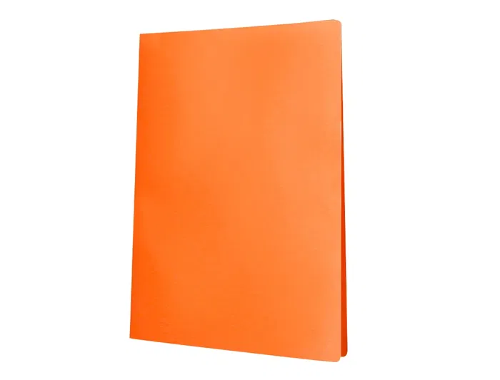 Liderpapel Carpeta Escaparate 20 Fundas Polipropileno DIN A4 Naranja Fluor Opaco