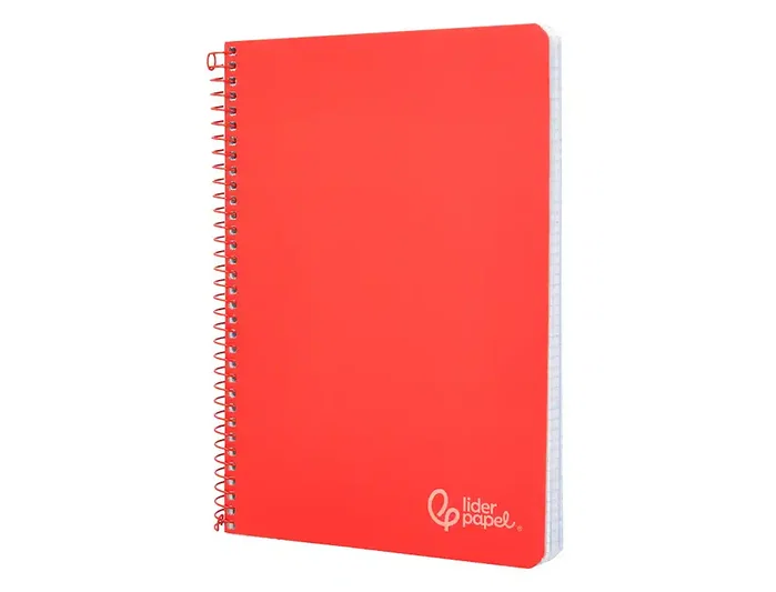 Liderpapel Cuaderno espiral Witty A4 tapa dura 80 hojas 90gr pauta 3,5mm margen rojo