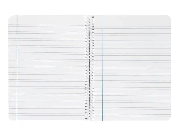 Liderpapel Cuaderno espiral Witty A4 tapa dura 80 hojas 90gr pauta 3,5mm margen rojo