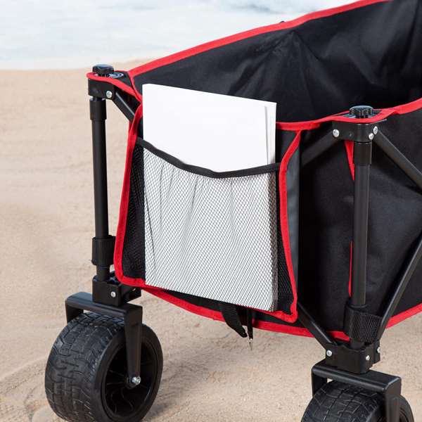 Color Baby Carro de playa plegable 88x47x58/108 cm con ruedas 17x10 cm