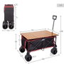 Color Baby Carro de playa plegable 88x47x58/108 cm con ruedas 17x10 cm