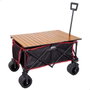 Color Baby Carro de playa plegable 88x47x58/108 cm con ruedas 17x10 cm