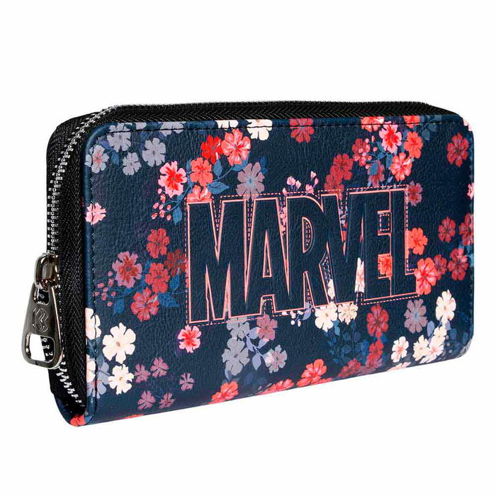Marvel Billetero Essential Bloom Multicolor con 12 compartimentos para tarjetas, 2 para billetes y monedero con cremallera Marvel Billetero Essential Bloom Multicolor con 12 compartimentos para tarjetas, 2 para billetes y monedero con cremallera