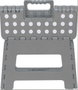 Marbueno Taburete Plegable de Plástico Gris 33x26x27 cm