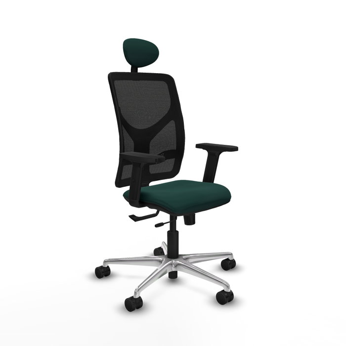 PIQUERAS Y CRESPO Silla de oficina Motilla con mecanismo Sincro/Traslack, Verde botella y Negro PIQUERAS Y CRESPO Silla de oficina Motilla con mecanismo Sincro/Traslack, Verde botella y Negro
