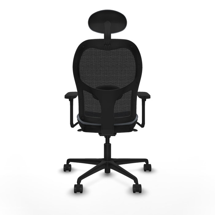 PIQUERAS Y CRESPO Silla de oficina Jorquera Gris y Negro