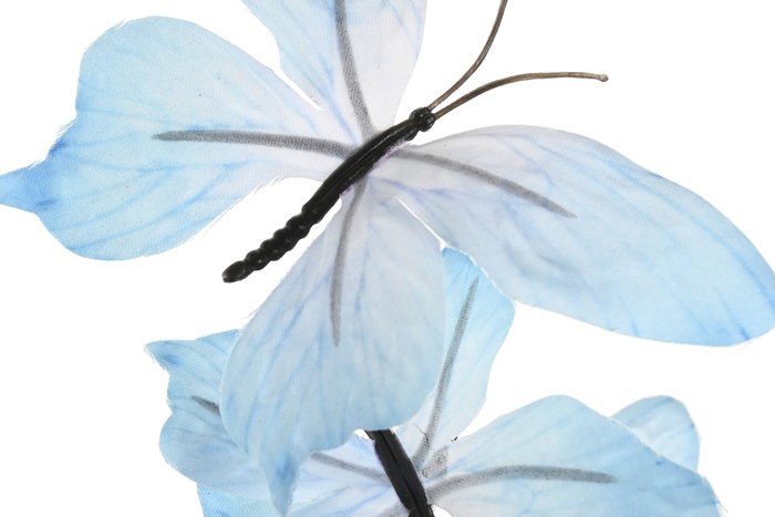 DKD Home Decor Ramas de Poliéster con Diseño de Mariposa, Surtido de 4 Colores