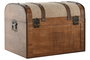 DKD Home Decor Baúl 32 x 30.5 x 41 cm Marrón Beige Set de 2 Unidades