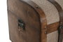 DKD Home Decor Baúl 32 x 30.5 x 41 cm Marrón Beige Set de 2 Unidades