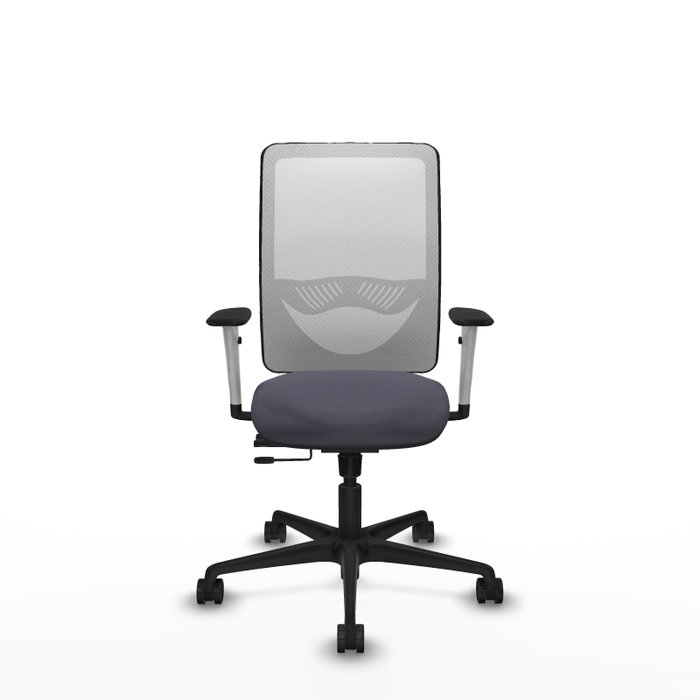 PIQUERAS Y CRESPO Silla de oficina Zulema con mecanismo Sincro/Traslack Gris y Blanco PIQUERAS Y CRESPO Silla de oficina Zulema con mecanismo Sincro/Traslack Gris y Blanco