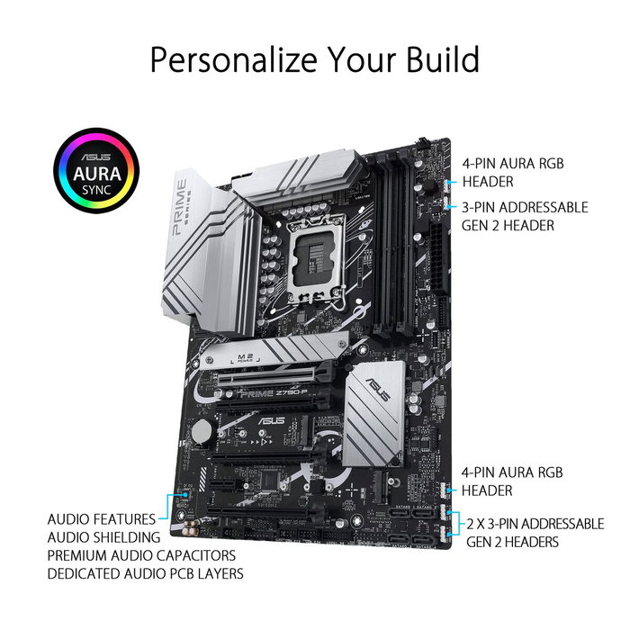 ASUS PRIME Z790-P Intel Z790 LGA 1700 ATX DDR5 ASUS PRIME Z790-P Intel Z790 LGA 1700 ATX DDR5