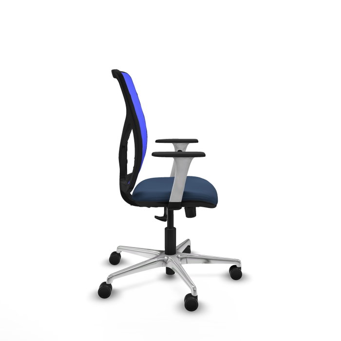 PIQUERAS Y CRESPO Silla de oficina Motilla con mecanismo Sincro Azul
