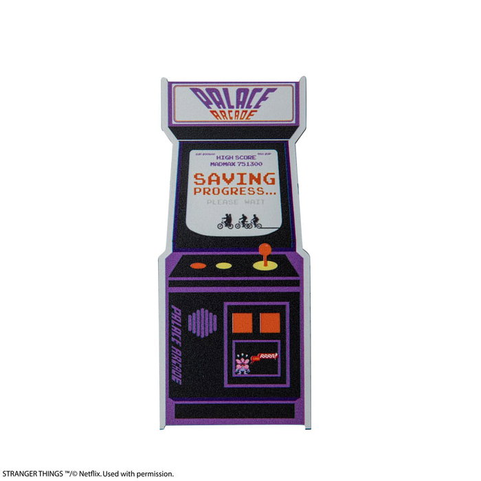 Stranger Things Marcador de metal Arcade