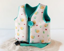 KioKids Chaleco Flotación Neopreno Caracoles Beige 2-3 Años