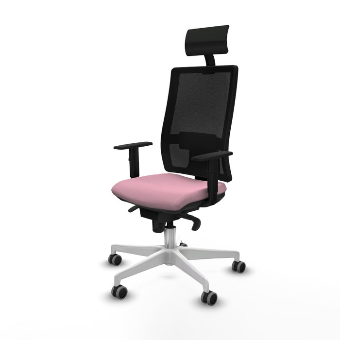 PIQUERAS Y CRESPO Silla de oficina Horna Rosa con mecanismo Sincro PIQUERAS Y CRESPO Silla de oficina Horna Rosa con mecanismo Sincro
