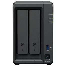 Synology NAS Diskstation DS725+ / 8GB DDR4 / 2 Bahías 3.5"- 2.5" / Formato Torre