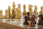 DKD Home Decor Juego de Ajedrez Magnético Colonial Natural Marrón Set 2 Piezas Acacia Arce 18 x 18 x 3 cm