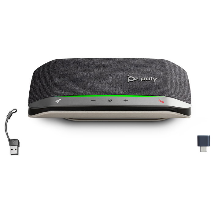 Poly Sync 20+ Speakerphone USB-C/A Adapter Negro
