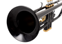 Trompeta J. Michael Tr430Cbk Negra En Si Bemol