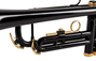 Trompeta J. Michael Tr430Cbk Negra En Si Bemol