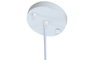 DKD Home Decor Lámpara de Techo de Fibra y Metal Natural Marrón Claro y Blanco 55x44x28 cm