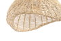 DKD Home Decor Lámpara de Techo de Fibra y Metal Natural Marrón Claro y Blanco 55x44x28 cm