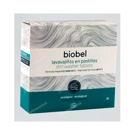 BIOBEL Pastillas para Lavavajillas Ecológico Todo en 1, 30 Unidades