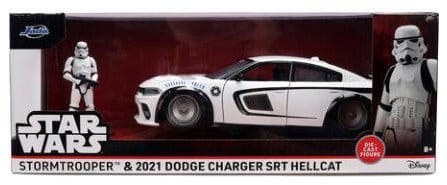 Star Wars Vehículo 1:24 Stormtrooper Dodge Charger SRT Hellcat