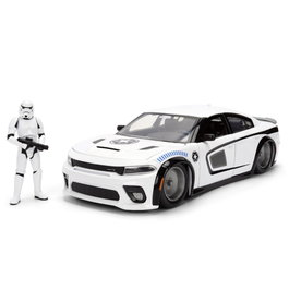 Jada Toys Star Wars Vehículo 1:24 Stormtrooper Dodge Charger SRT Hellcat