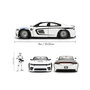 Jada Star Wars Stormtrooper Dodge Charger SRT Hellcat 1:24