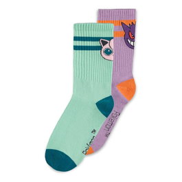 Difuzed Pokémon Pack de 2 Pares de Calcetines Heads Grey 35-38