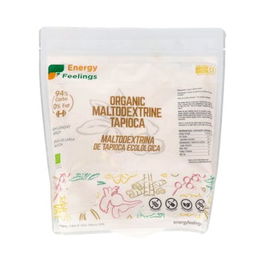 ENERGY FEELINGS Maltodextrina de Tapioca 500g Eco Vegan Sin Gluten Alto Índice Glucémico